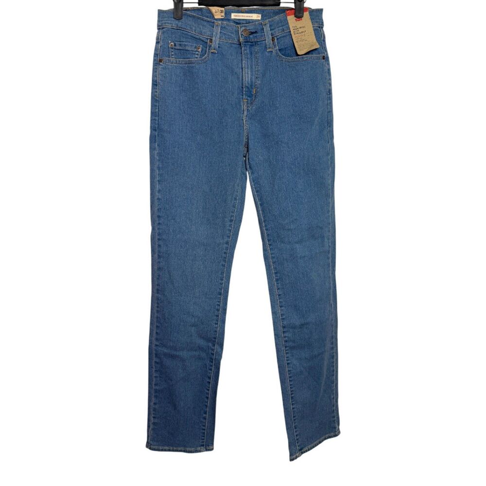 Levi's 724 High-Rise Slim Straight Medium Wash Jeans Size 29 NEW with Tags